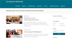 Desktop Screenshot of kjg-bb.de