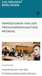 Mobile Screenshot of kjg-bb.de
